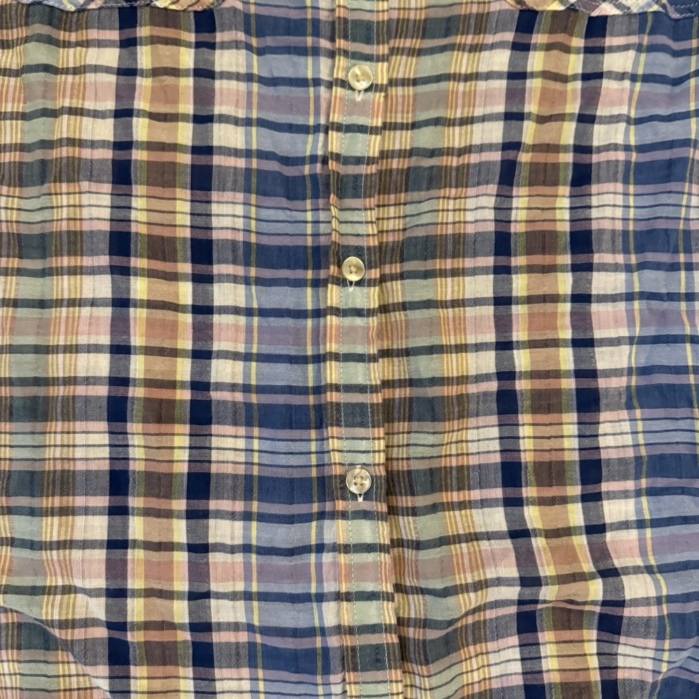 American Eagle Women's XXL Soft Vintage Boyfriend Classic Fit Plaid Shirt - Picture 2 of 10